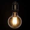 GLOBOSTAR® BUBBLE 99011 Λάμπα E27 G95 LED 12W 1200lm 360° AC 220-240V IP20 Θερμό Λευκό 2700K Dimmable - Long Filament Chip - Διάφανο - Μ9.5 x Π9.5 x Υ13.7cm - 3 Χρόνια Εγγύηση