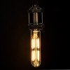 GLOBOSTAR® TUBIS 99049 Λάμπα Σωλήνας E27 T30 LED 4W 350lm 360° AC 220-240V IP20 Ultra Θερμό Λευκό 2200K Dimmable - Long Filament Chip - Μελί - Μ3 x Π3 x Υ13.5cm - 3 Χρόνια Εγγύηση