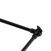 GLOBOSTAR® LOTUS 00939 Μοντέρνο Φωτιστικό Οροφής με Ντουί 1 x E27 AC 220-240V IP20 - Μαύρο - Μ30 x Π30 x Υ21cm