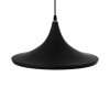 GLOBOSTAR® SHANGHAI 01025-B Μοντέρνο Κρεμαστό Φωτιστικό Οροφής με Ντουί 1 x E27 AC 220-240V IP20 - Μαύρο & Χρυσό - Μ37 x Π37 x Υ20cm