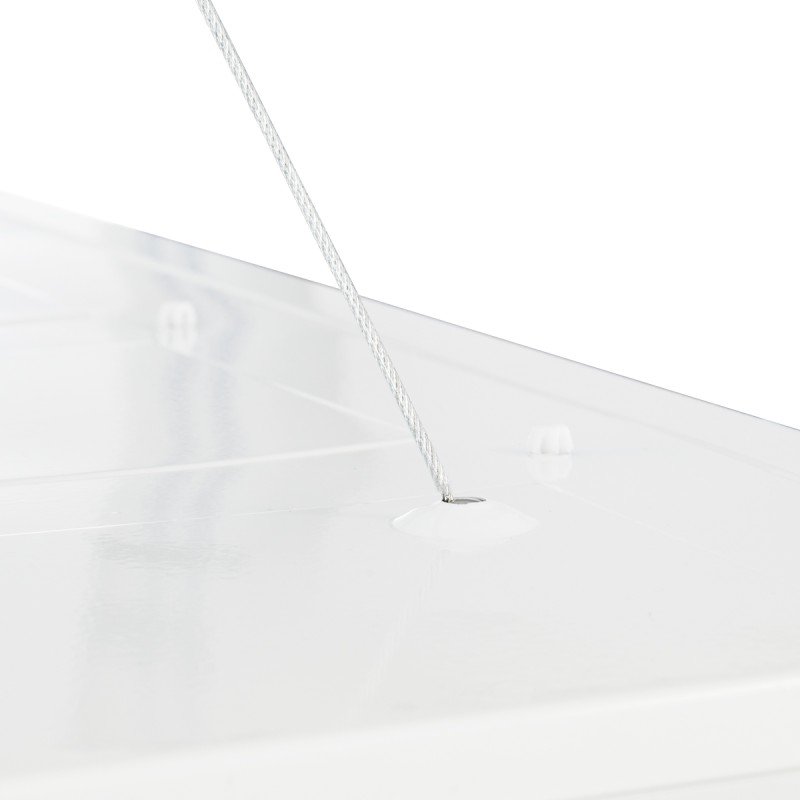 GLOBOSTAR® SUSPENSION 60219 Σύστημα Κρέμασης με 4 Ρυθμιζόμενες Ντίζες & Εξαρτήματα Ειδικό για Πάνελ 60x60cm & 120x30cm - Μ1 x Π1 x Υ80cm
