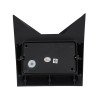 GLOBOSTAR® STEALTH 60520 Μοντέρνο Φωτιστικό Τοίχου - Απλίκα LED 10W 1000lm 60° AC 220-240V Αδιάβροχο IP65 Θερμό Λευκό 2700K - Bridgelux COB Chip & TÜV SÜD Driver - Μαύρο Ματ - Μ17 x Π7.5 x Υ17cm - 5 Χρόνια Εγγύηση