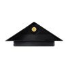 GLOBOSTAR® STEALTH 60520 Μοντέρνο Φωτιστικό Τοίχου - Απλίκα LED 10W 1000lm 60° AC 220-240V Αδιάβροχο IP65 Θερμό Λευκό 2700K - Bridgelux COB Chip & TÜV SÜD Driver - Μαύρο Ματ - Μ17 x Π7.5 x Υ17cm - 5 Χρόνια Εγγύηση