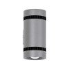 GLOBOSTAR® CANNONAL 60576 Μοντέρνο Φωτιστικό Τοίχου - Απλίκα LED 10W 1150lm 30° AC 220-240V IP20 Θερμό Λευκό 2700K - Bridgelux COB Chip & TÜV SÜD Driver - Μαύρο Ματ & Γκρι Ανθρακί Ματ - Μ5 x Π6.5 x Υ11cm - 3 Χρόνια Εγγύηση