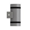 GLOBOSTAR® CANNONAL 60576 Μοντέρνο Φωτιστικό Τοίχου - Απλίκα LED 10W 1150lm 30° AC 220-240V IP20 Θερμό Λευκό 2700K - Bridgelux COB Chip & TÜV SÜD Driver - Μαύρο Ματ & Γκρι Ανθρακί Ματ - Μ5 x Π6.5 x Υ11cm - 3 Χρόνια Εγγύηση