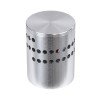 GLOBOSTAR® STAINS 60596 Μοντέρνο Φωτιστικό Τοίχου - Απλίκα LED 5W 300lm 180° AC 220-240V IP44 Μπλε - Bridgelux SMD Chip & TÜV SÜD Driver - Νίκελ Βούρτσας - Μ5.5 x Π5.5 x Υ7cm - 5 Χρόνια Εγγύηση
