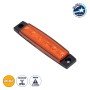 GLOBOSTAR® SIDEMARKER 79904 Φώτα Όγκου Οχημάτων LED 1.5W 105lm 120° DC 10-30V Αδιάβροχο IP66 Πορτοκαλί - 6 x SMD2835 Sanan Chip - Μ9.5 x Π2 x Υ1.1cm - 1 Χρόνο Εγγύηση