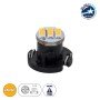 GloboStar® T4.2 81013 Λάμπα Αυτοκινήτου LED 3xSMD4014 0.6W 120lm 120° DC 12V  IP20 Μ1 x Π1 x Υ0.8cm Πορτοκαλί