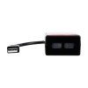 GloboStar® 81847 Διακοσμητικό Φωτιστικό Ειδικών Φωτορυθμικών Εφέ PARTY Disco LASER DC 5V με Καλώδιο Τροφοδοσίας USB Μπλέ Κόκκινο IP20 Μ26.5 x Π4.5 x Υ2.5cm