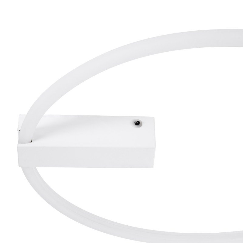 GLOBOSTAR® CINDERELLA 60981 Μοντέρνο Φωτιστικό Οροφής LED 30W 3360lm 360° AC 220-240V IP20 Ρυθμιζόμενο Λευκό CCT με Χειριστήριο από 2700K έως 6000K Dimmable - Lumileds SMD Chip - Λευκό Ματ - Μ50 x Π50 x Υ5cm - 3 Χρόνια Εγγύηση