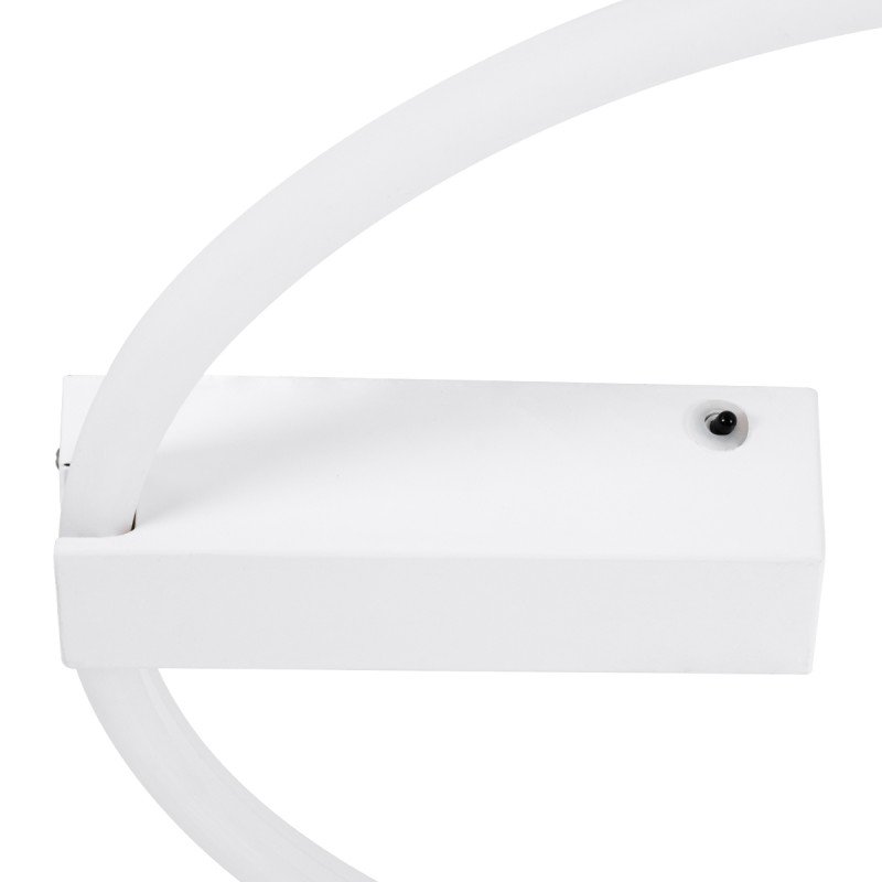 GLOBOSTAR® CINDERELLA 60981 Μοντέρνο Φωτιστικό Οροφής LED 30W 3360lm 360° AC 220-240V IP20 Ρυθμιζόμενο Λευκό CCT με Χειριστήριο από 2700K έως 6000K Dimmable - Lumileds SMD Chip - Λευκό Ματ - Μ50 x Π50 x Υ5cm - 3 Χρόνια Εγγύηση
