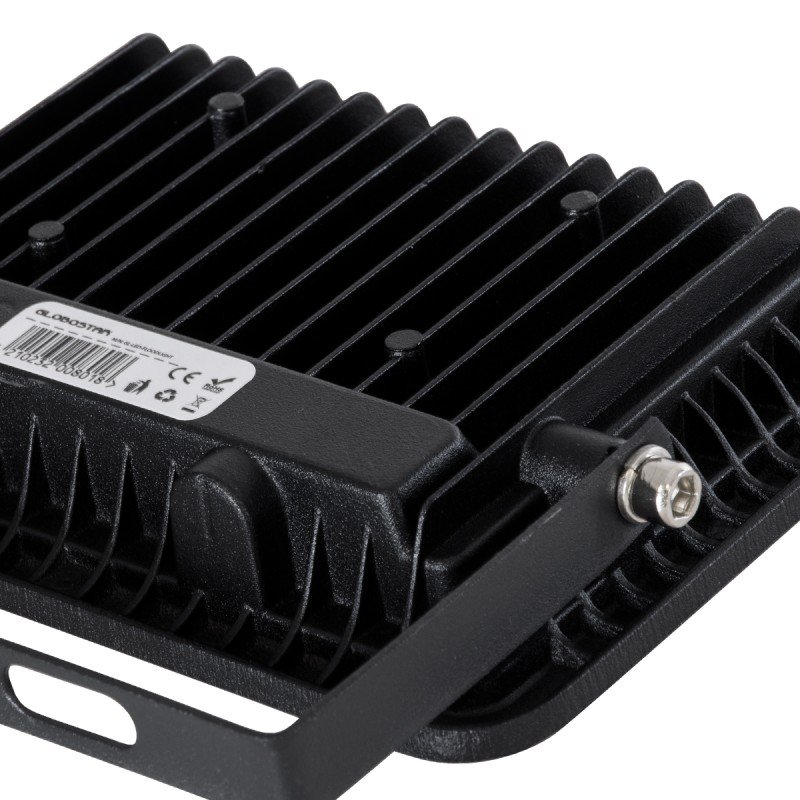 GLOBOSTAR® ATLAS 61418 Προβολέας LED 30W 3450lm 120° AC 220-240V Αδιάβροχο IP67 Θερμό Λευκό 2700K - Lumileds SMD Chip - TÜV Rheinland Certified - Μαύρο Ματ - Μ16 x Π2.5 x Υ12.5cm - 5 Χρόνια Εγγύηση