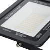 GLOBOSTAR® ATLAS 61423 Προβολέας LED 50W 6000lm 120° AC 220-240V Αδιάβροχο IP67 Φυσικό Λευκό 4500K - Lumileds SMD Chip - TÜV Rheinland Certified - Μαύρο Ματ - Μ21 x Π3.5 x Υ16cm - 5 Χρόνια Εγγύηση