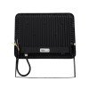 GLOBOSTAR® ATLAS 61427 Προβολέας LED 100W 11500lm 120° AC 220-240V Αδιάβροχο IP67 Θερμό Λευκό 2700K - Lumileds SMD Chip - TÜV Rheinland Certified - Μαύρο Ματ - Μ27 x Π4 x Υ21cm - 5 Χρόνια Εγγύηση
