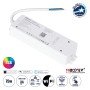 GloboStar® MiBOXER-WL3-P75V24 71439 DC Smart Wifi & RF 2.4Ghz & Push Dimming Power Supply Τροφοδοτικό SELV & Controller / Dimmer All in One 3 Καναλιών AC100-240V σε DC 24V 3 x 0.6A 14.4W - Max 3A 75W - IP20 RGB Μ19 x Π5.5 x Υ3.2cm - 5 Years Wa