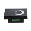 GLOBOSTAR® DIMTOUCH 73318 Dimmer Τοίχου με Touch Panel με 1 x 12A 288W Κανάλι DC 12-24V 12A 288W Max IP20 - Μ9 x Π9 x Υ3.5cm - 2 Χρόνια Εγγύηση