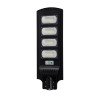 GloboStar® STREETA 85344 Professional LED Solar Street Light Αυτόνομο Ηλιακό Φωτιστικό Δρόμου 120W 6000lm 192 x LED SMD 5730 με Ενσωματωμένο Φωτοβολταϊκό Panel 6V 15W & Επαναφορτιζόμενη Μπαταρία Li-ion 3.2V 15000mAh με Αισθητήρα Ημέρας-Νύχτας & PI