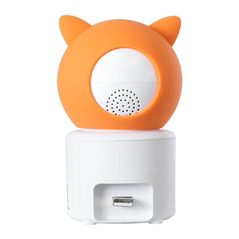 GloboStar® 86081 Επιτραπέζια Κάμερα WiFi HD 1080P 350° Διπλή Κατέυθυνση Ομιλίας & Ανιχνευτή Κίνησης - Απομακρυσμένος Έλεγχος Body Auto Tracking IP20 - Πορτοκαλί Λευκό - Φ8 x Υ13cm - 2 Χρόνια Εγγύηση GloboStar® 86081 Επιτραπέζια Κάμερα WiFi HD 1080P 350° Διπλή Κατέυθυνση Ομιλίας & Ανιχνευτή Κίνησης - Απομακρυσμένος Έλεγχος Body Auto Tracking IP20 - Πορτοκαλί Λευκό - Φ8 x Υ13cm - 2 Χρόνια Εγγύηση