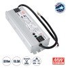 GLOBOSTAR® MEANWELL-HLG320H-24A 90794 Τροφοδοτικό/Μετασχηματιστής SELV 320W 13.3A DC24V Αδιάβροχο IP65 - AC 220-240V σε DC 24V / Ρυθμιζόμενο από DC 21V έως DC 26V - Μ25.2 x Π9 x Υ4.38cm - 3 Χρόνια Εγγύηση