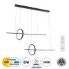 GLOBOSTAR® LINEARE 61290 Μοντέρνο Κρεμαστό Φωτιστικό Οροφής LED 67W 7504lm 300° AC 220-240V IP20 Ρυθμιζόμενο Λευκό CCT με Χειριστήριο από 2700K έως 6000K Dimmable - Lumileds SMD Chip - Μαύρο Ματ - Μ130 x Π25 x Υ60cm - 3 Χρόνια Εγγύηση GLOBOSTAR® LINEARE 61290 Μοντέρνο Κρεμαστό Φωτιστικό Οροφής LED 67W 7504lm 300° AC 220-240V IP20 Ρυθμιζόμενο Λευκό CCT με Χειριστήριο από 2700K έως 6000K Dimmable - Lumileds SMD Chip - Μαύρο Ματ - Μ130 x Π25 x Υ60cm - 3 Χρόνια Εγγύηση
