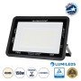 GLOBOSTAR® ATLAS 61429 Προβολέας LED 150W 18000lm 120° AC 220-240V Αδιάβροχο IP67 Φυσικό Λευκό Ματ 4500K - Lumileds SMD Chip - TÜV Rheinland Certified - Μαύρο Ματ - Μ32 x Π4 x Υ23cm - 5 Χρόνια Εγγύηση