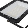 GLOBOSTAR® ATLAS 61429 Προβολέας LED 150W 18000lm 120° AC 220-240V Αδιάβροχο IP67 Φυσικό Λευκό Ματ 4500K - Lumileds SMD Chip - TÜV Rheinland Certified - Μαύρο Ματ - Μ32 x Π4 x Υ23cm - 5 Χρόνια Εγγύηση