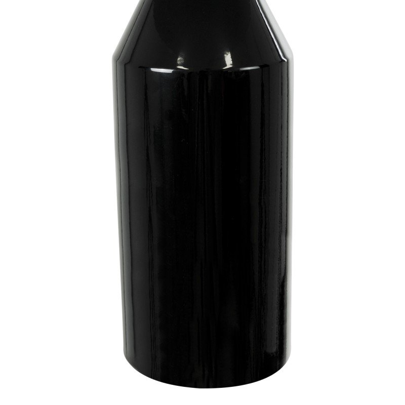 GLOBOSTAR® URANUS-S 61449 Μοντέρνο Επιτραπέζιο Φωτιστικό Πορτατίφ με Ντουί 2 x E27 AC 220-240V IP20 - Μαύρο - Μ25 x Π25 x Υ39cm
