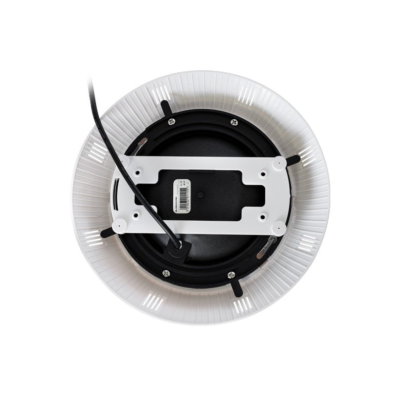 GLOBOSTAR® POOLETI 61539 Υποβρύχιο Φωτιστικό για Πισίνες/Σιντριβάνια LED 25W 2000lm 120° AC/DC 12V Αδιάβροχο IP68 Φυσικό Λευκό 4500K Dimmable - Bridgelux SMD Chip - 2m VDE Rubber Καλώδιο - Μ30 x Π30 x Υ6.5cm - 3 Χρόνια Εγγύηση
