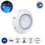GLOBOSTAR® POOLETI 61541 Υποβρύχιο Φωτιστικό για Πισίνες/Σιντριβάνια LED 25W 1750lm 120° AC/DC 12V Αδιάβροχο IP68 Μπλε Dimmable - Bridgelux SMD Chip - 2m VDE Rubber Καλώδιο - Μ30 x Π30 x Υ6.5cm - 3 Χρόνια Εγγύηση