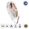 GLOBOSTAR® LILAC 70201 Ταινία LED 6W/m 600lm/m 120° DC 24V IP20 60 x SMD2835 Chip/m Φυσικό Λευκό 4500K Dimmable - Sanan SMD Chip - Μ500 x Π0.8 x Υ0.1cm - Ρολό 5 Μέτρων - 5 Χρόνια Εγγύηση