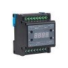 GLOBOSTAR® DIMMERAIL 73372 AC Trailing Edge DMX Dimmer Ράγας με 3 x 1A 220W Κανάλια AC 220-240V 3A 660W Max IP20 - DMX512 & RDM - Μ8 x Π9 x Υ6cm - 5 Χρόνια Εγγύηση
