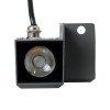 GLOBOSTAR® WALLDONA 90731 Γωνιακό Φωτιστικό LED 10W 1100lm 10° DC 24V Αδιάβροχο IP65 Θερμό Λευκό 2700K Dimmable - CREE XPE Chip - Γκρι Ανθρακί Ματ - Μ8 x Π8 x Υ6cm - 3 Χρόνια Εγγύηση