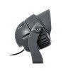 GLOBOSTAR® FLOODIMO 90744 Προβολέας Σποτ Wall Washer με Αντιθαμβωτική Γρίλια LED 54W 5130lm 10° AC 220-240V Αδιάβροχο IP67 Φυσικό Λευκό 4500K - Bridgelux SMD Chip - Γκρι Ανθρακί - Μ26 x Π29 x Υ31cm - 3 Χρόνια Εγγύηση