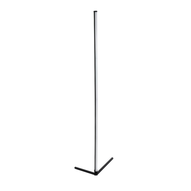GLOBOSTAR® DIGICOLUMN 90763 Μοντέρνο Επιδαπέδιο Γραμμικό Ψηφιακό Φωτιστικό Digital Pixel Symphony Bar με RF Ασύρματο Χειριστήριο LED 16W 1280lm 180° DC 5V με USB 2.0 IP20 Πολύχρωμο RGB Dimmable - Μαύρο - Φ3 x Υ165cm - 2 Χρόνια Εγγύηση