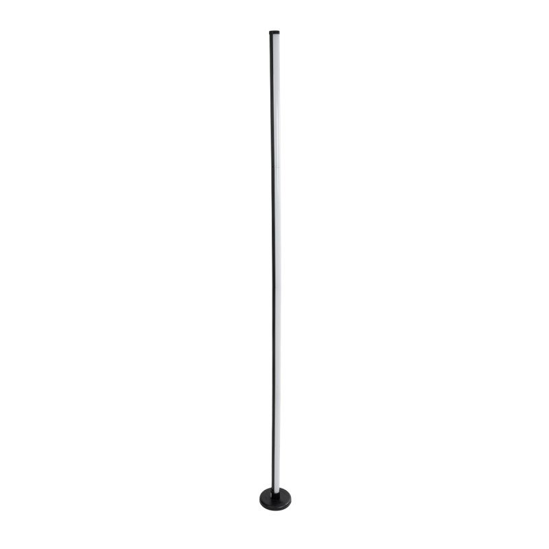 GLOBOSTAR® DIGICOLUMN 90764 Μοντέρνο Επιδαπέδιο Γραμμικό Ψηφιακό Φωτιστικό Digital Pixel Symphony Bar με RF Ασύρματο Χειριστήριο LED 16W 1280lm 180° DC 5V με USB 2.0 IP20 Πολύχρωμο RGB Dimmable - Μαύρο - Φ3 x Υ165cm - 2 Χρόνια Εγγύηση