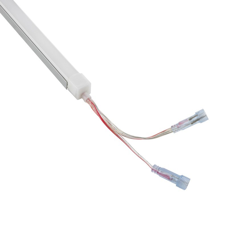 GLOBOSTAR® NEONIO-A 90766-3M Βάση Στήριξης για Neon Flex LED Αδιάβροχο IP65 - Ασημί Ματ - Μ300 x Π1.6 x Υ1.1cm