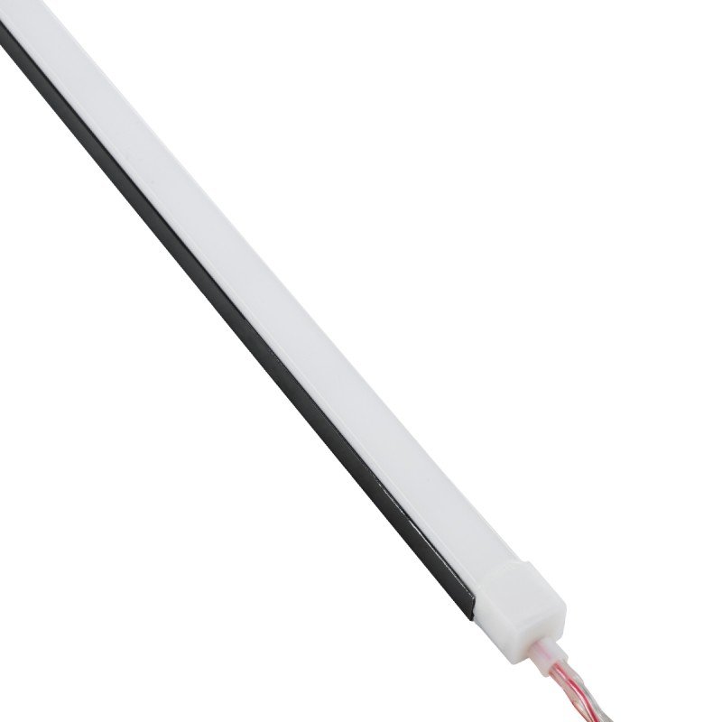 GLOBOSTAR® NEONIO-A 90767-3M Βάση Στήριξης για Neon Flex LED Αδιάβροχο IP65 - Μαύρο Ματ - Μ300 x Π1.6 x Υ1.1cm