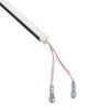 GLOBOSTAR® NEONIO-C 90775-3M Βάση Στήριξης για Neon Flex LED Αδιάβροχο IP65 - Μαύρο Ματ - Μ300 x Π1.2 x Υ1.3cm