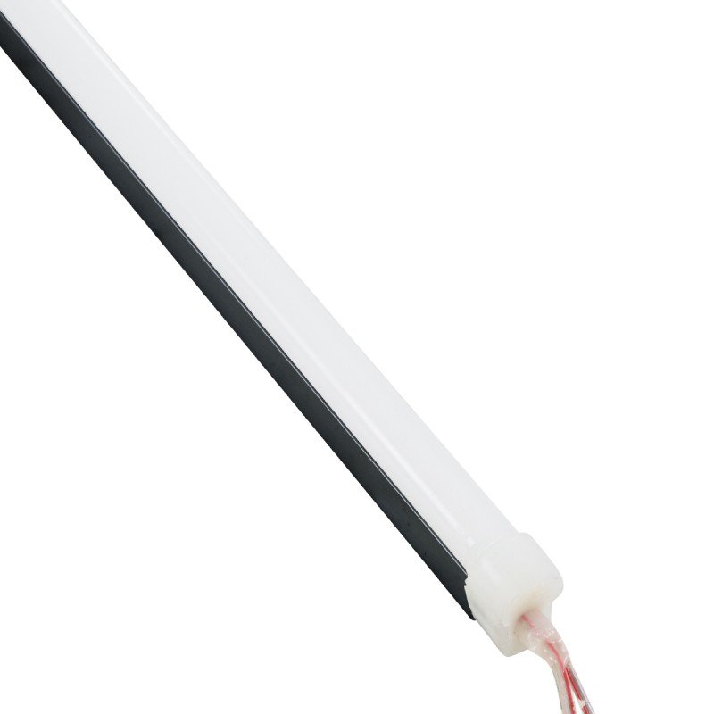 GLOBOSTAR® NEONIO-C 90775-3M Βάση Στήριξης για Neon Flex LED Αδιάβροχο IP65 - Μαύρο Ματ - Μ300 x Π1.2 x Υ1.3cm