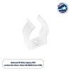 GLOBOSTAR® NEONIO-D 90778 Βάση Στήριξης για Neon Flex LED Αδιάβροχο IP65 - Διάφανο - Μ2.3 x Π2 x Υ2.7cm