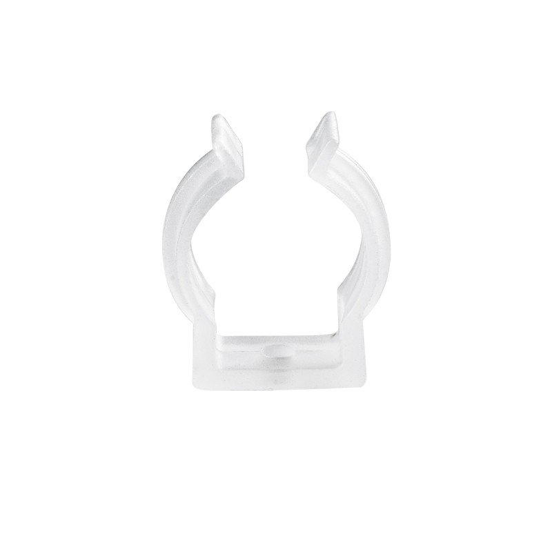 GLOBOSTAR® NEONIO-D 90778 Βάση Στήριξης για Neon Flex LED Αδιάβροχο IP65 - Διάφανο - Μ2.3 x Π2 x Υ2.7cm