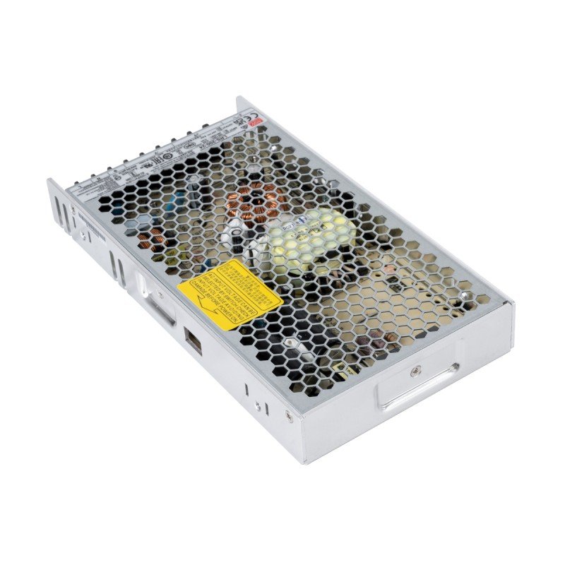 GLOBOSTAR® MEANWELL-LRS200-24 90783 Τροφοδοτικό/Μετασχηματιστής Class I PELV 200W 8.8A AC 220-240V σε DC 24V IP20 - Ρυθμιζόμενo από DC 21.6V έως DC 28.8V - Ασημί - Μ21.5 x Π11.5 x Υ3cm - 3 Χρόνια Εγγύηση