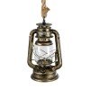 GLOBOSTAR® BARBAROSSA 01705 Vintage Κρεμαστό Φωτιστικό Οροφής με Ντουί 1 x E27 AC 220-240V IP20 - Μπρούτζινο - Μ18 x Π18 x Υ28cm