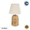 GLOBOSTAR® HOLOKAI 01960 Boho Επιτραπέζιο Φωτιστικό Πορτατίφ με Ντουί 1 x E27 AC 220-240V IP20 - Μπεζ & Λευκό - Μ23 x Π23 x Υ40cm GLOBOSTAR® HOLOKAI 01960 Boho Επιτραπέζιο Φωτιστικό Πορτατίφ με Ντουί 1 x E27 AC 220-240V IP20 - Μπεζ & Λευκό - Μ23 x Π23 x Υ40cm