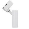 GloboStar® LUGANO 60802 Μονοφασικό Φωτιστικό Σποτ Ράγας LED 10W 1200lm 36° Acrylic HQ LENS AC 220-240V IP20 Φ4.5 x Υ18cm Θερμό Λευκό 2700K - EUROTRACK® System 1L+1N - Λευκό - Bridgelux Chip - TÜV Certified Driver - 5 Χρόνια Εγγύηση