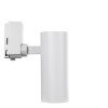GLOBOSTAR® LUGANO 60808 Μονοφασικό Σποτ Ράγας LED 20W 2400lm 36° AC 220-240V IP20 Θερμό Λευκό 2700K - Bridgelux COB Chip & TÜV SÜD Driver - Eurotrack 1PH - Λευκό Ματ - Μ6.5 x Π6.5 x Υ20cm - 5 Χρόνια Εγγύηση