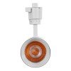 GLOBOSTAR® LUGANO 60808 Μονοφασικό Σποτ Ράγας LED 20W 2400lm 36° AC 220-240V IP20 Θερμό Λευκό 2700K - Bridgelux COB Chip & TÜV SÜD Driver - Eurotrack 1PH - Λευκό Ματ - Μ6.5 x Π6.5 x Υ20cm - 5 Χρόνια Εγγύηση