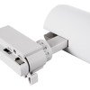 GLOBOSTAR® LUGANO 60808 Μονοφασικό Σποτ Ράγας LED 20W 2400lm 36° AC 220-240V IP20 Θερμό Λευκό 2700K - Bridgelux COB Chip & TÜV SÜD Driver - Eurotrack 1PH - Λευκό Ματ - Μ6.5 x Π6.5 x Υ20cm - 5 Χρόνια Εγγύηση