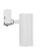 GLOBOSTAR® LUGANO 60813 Μονοφασικό Φωτιστικό Σποτ Ράγας LED 30W 3750lm 36° AC 220-240V IP20 Φυσικό Λευκό 4500K - Bridgelux COB Chip & TÜV SÜD Driver - Eurotrack 1PH - Λευκό Ματ - Μ7.5 x Π7.5 x Υ22cm - 5 Χρόνια Εγγύηση