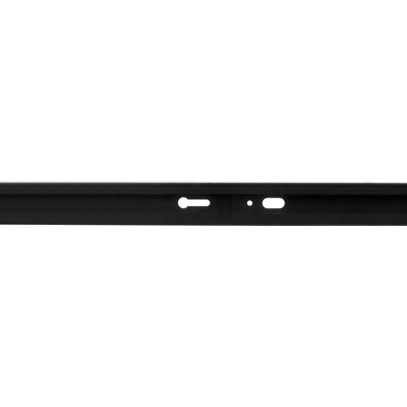 GLOBOSTAR® EUROTRACK-1PH 60901 Μονοφασική Ράγα 2 Καλωδίων 1L+1N για Σύστημα Ράγας Eurotrack-1PH AC 220-240V IP20 - Μαύρο Ματ - Μ100 x Π3.6 x Υ2cm
